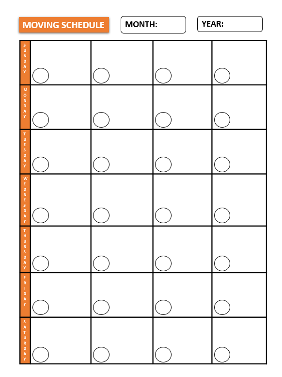 Room by Room Checklist for Moving PDF